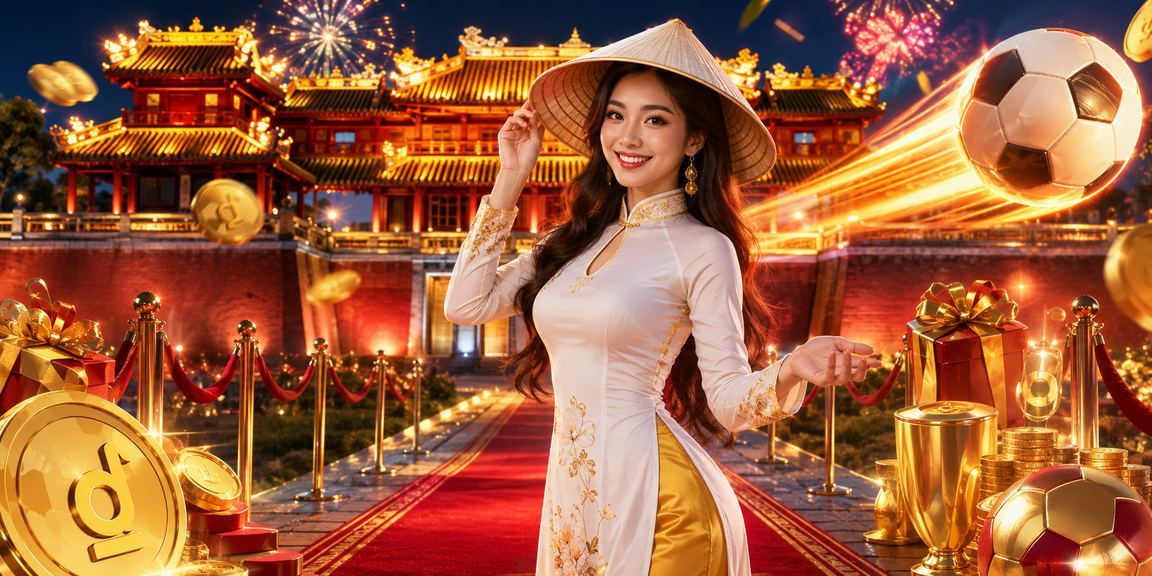 Người đặt cược trực tuyến tại Huế với chiếc nón lá truyền thống Việt Nam