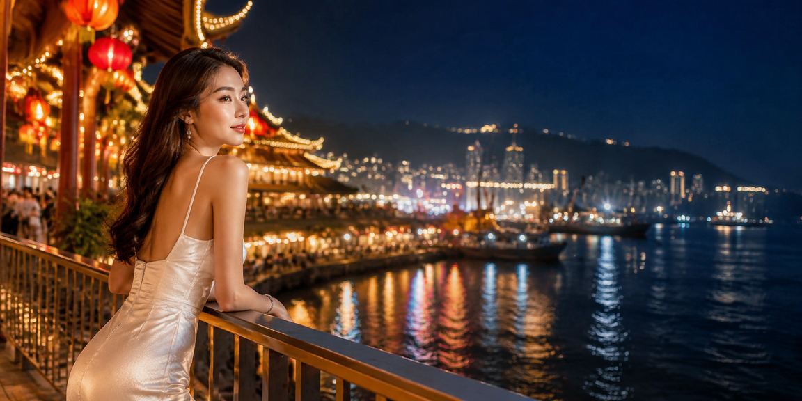 Cảnh chợ đêm Sài Gòn nhộn nhịp bên ánh đèn lung linh