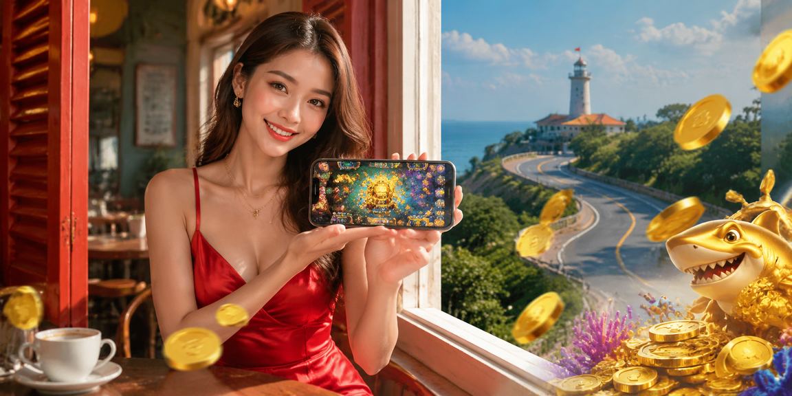 Người chơi casino di động tại Vũng Tàu cùng ly cà phê truyền thống
